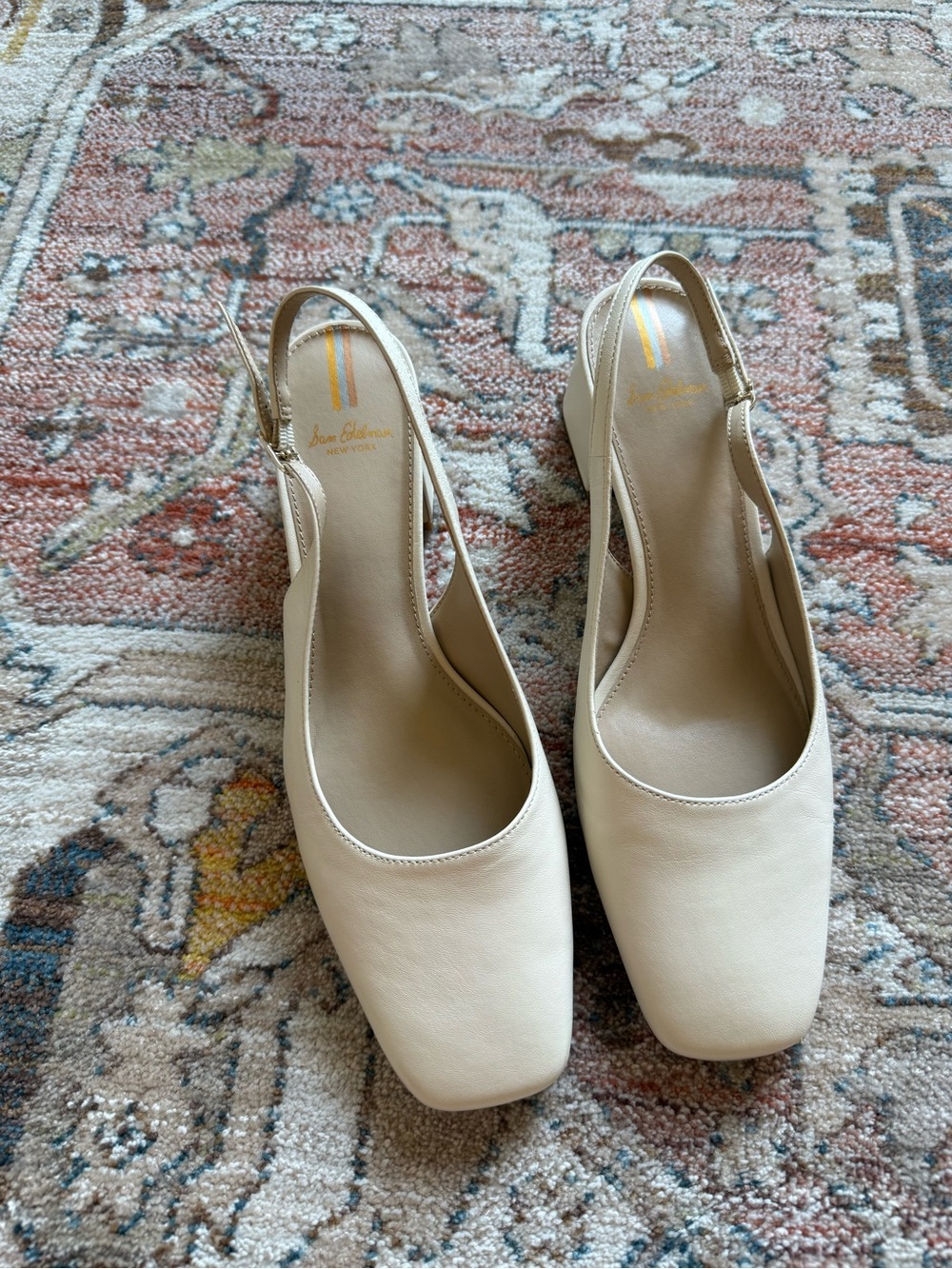Women’s Ivory Slingback Pumps